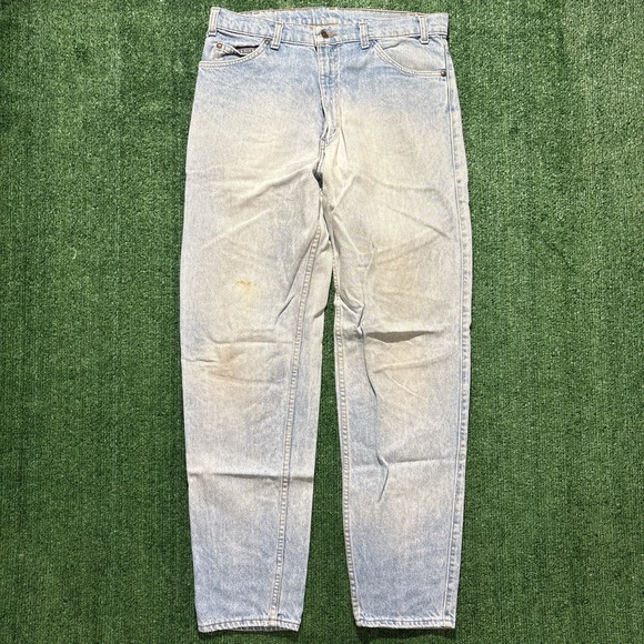 Levi's Other - Vintage Levi's 550 Silver Tab Tapered Light Wash Denim Jeans Size 34X32